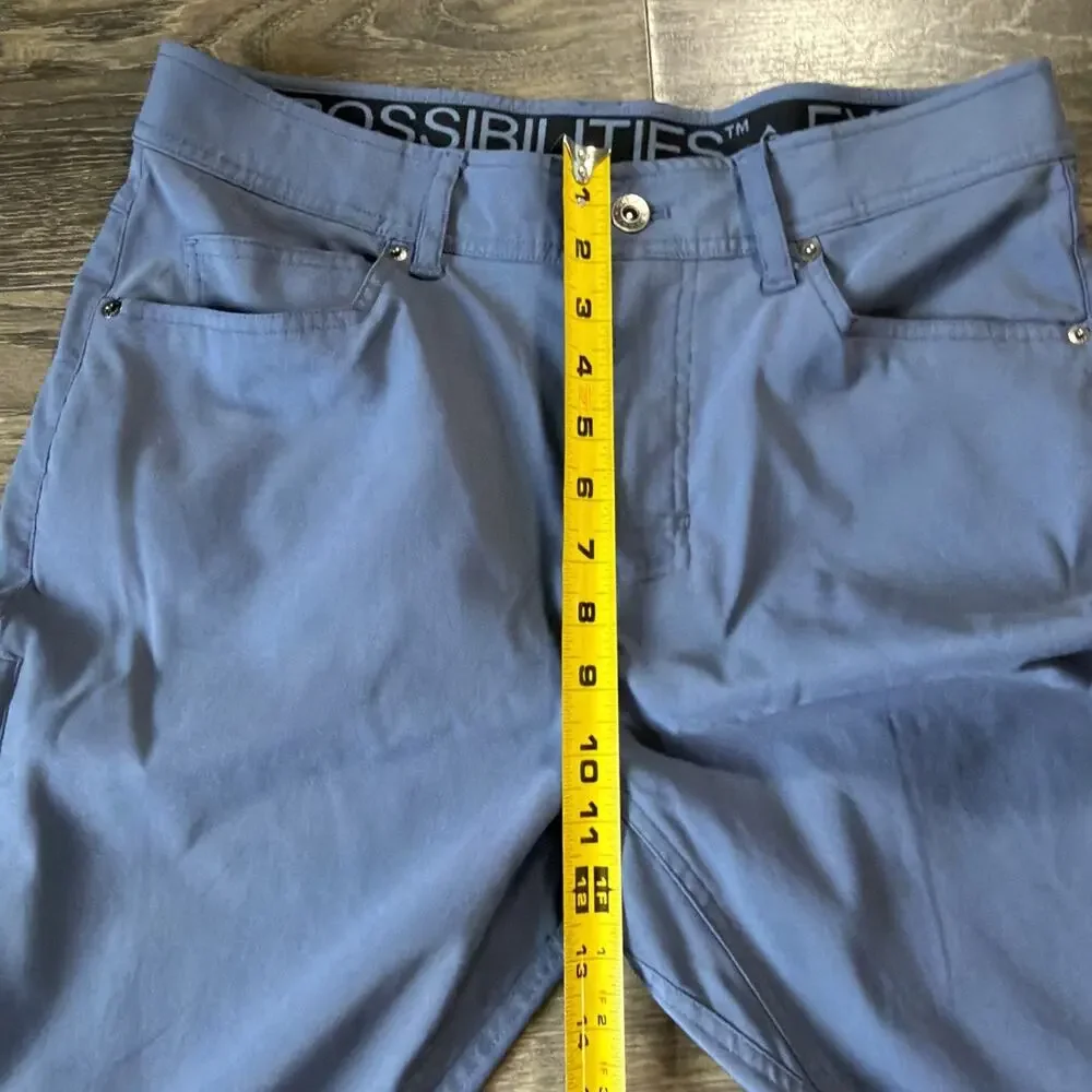 NWOT Gerry Mens 32x32 Blue Gray Stretch Hiking Pants Outdoor Utility Travel